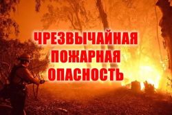 На территории Томской области сохранится чрезвычайная пожароопасность