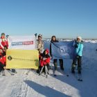 Путешественники начали лыжную экспедицию по Васюганскому болоту