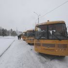 Школы Томской области получили 57 новых автобусов