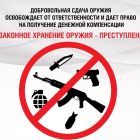 Добровольная сдача незарегистрированного оружия и боеприпасов в Томской области