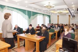 В зале заседаний администрации района состоялось торжественное открытие Кирилло-Мефодиевских чтений.