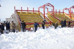 В Каргаске продолжается подготовка к 31 областным зимним играм 