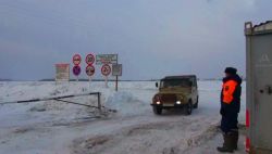 Шесть ледовых переправ закрыто в области