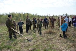 Каргасокцы приняли участие во Всероссийском Дне посадки леса