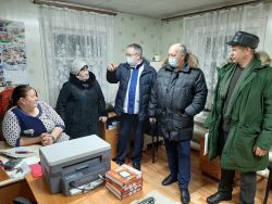 Глава района Андрей Ащеулов побывал с рабочими визитами в Мыльджино, Среднем Васюгане, Новом Васюгане и Тевризе