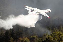 Авиация МЧС сбросила 792 тонны воды в очаги пожаров в Томской области