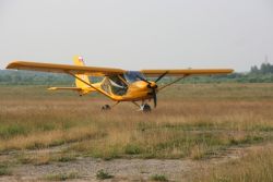 На прошлой неделе в Каргасокский район экипажем, состоящим из двух человек, был доставлен легкомоторный самолет